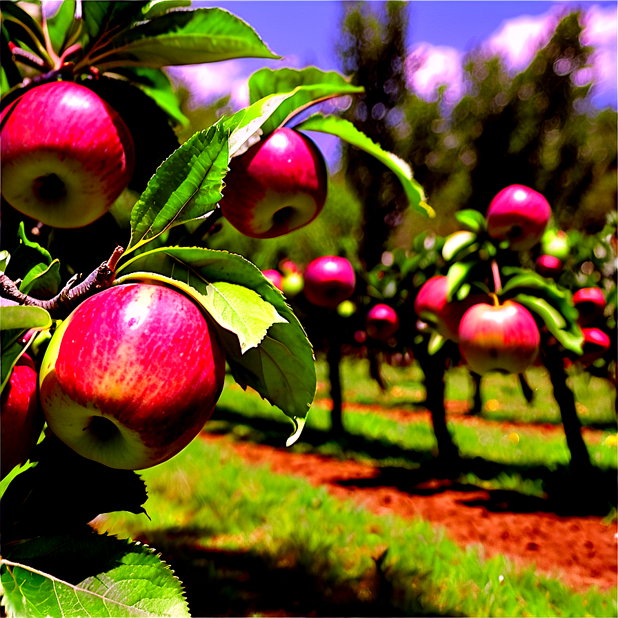 Organic Apple Orchard Png Dic PNG