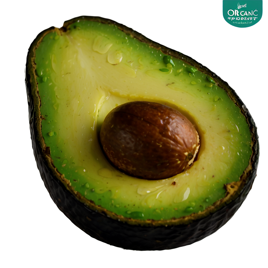 Organic Avocado Half Png 14 PNG