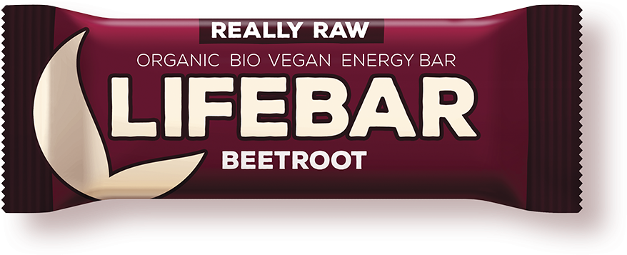 Organic Beetroot Energy Bar Packaging PNG