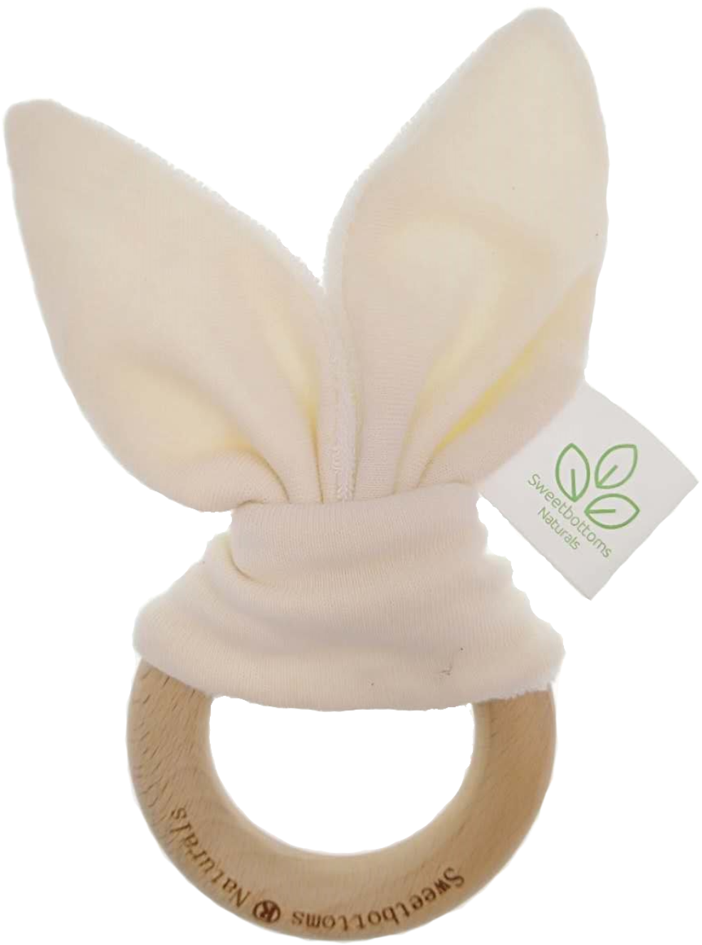 Organic Bunny Ears Teether PNG