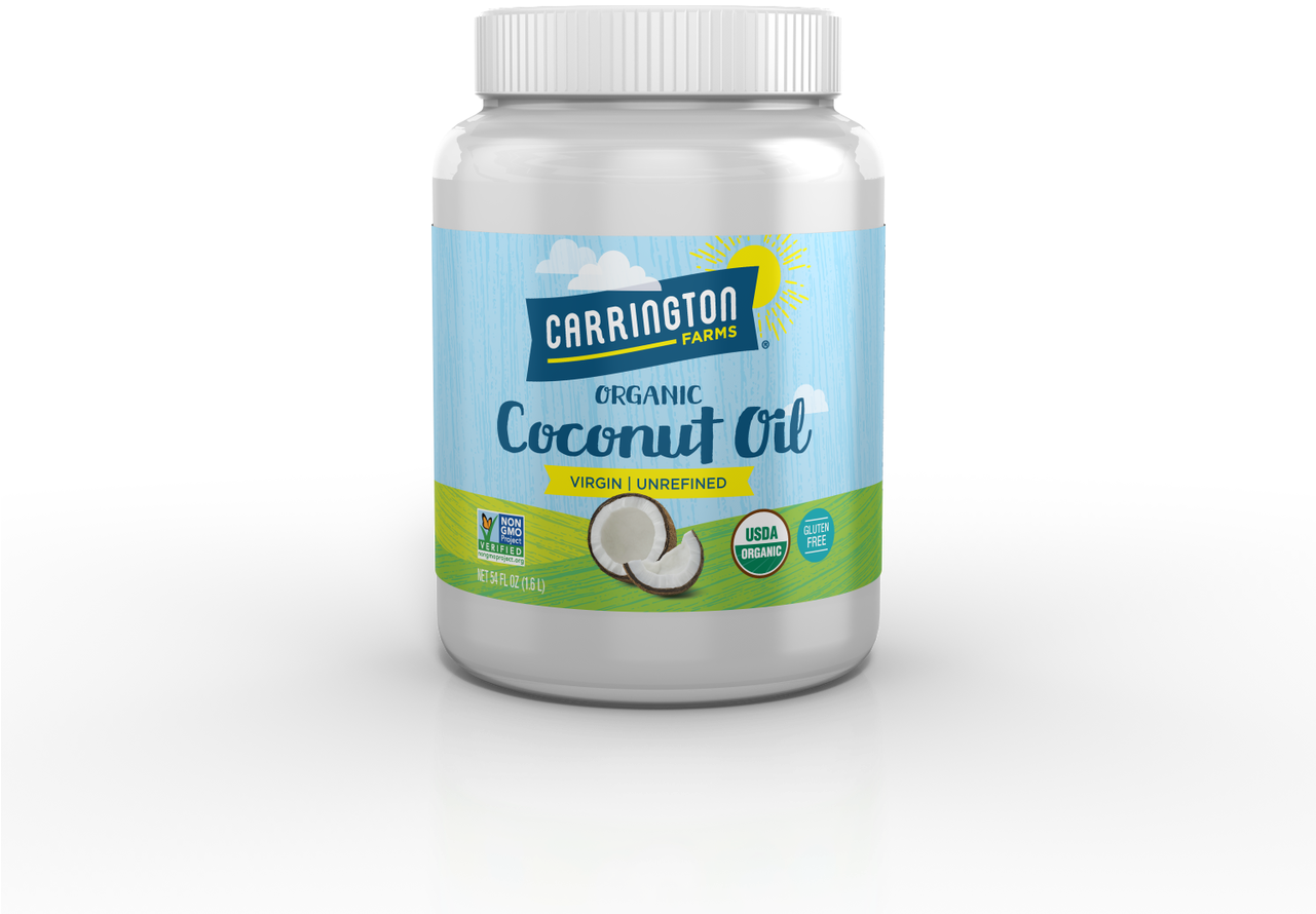 Organic Coconut Oil Product PNG
