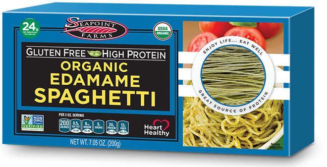 Organic Edamame Spaghetti Box PNG