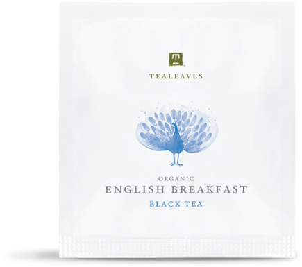 Organic English Breakfast Black Tea Package PNG