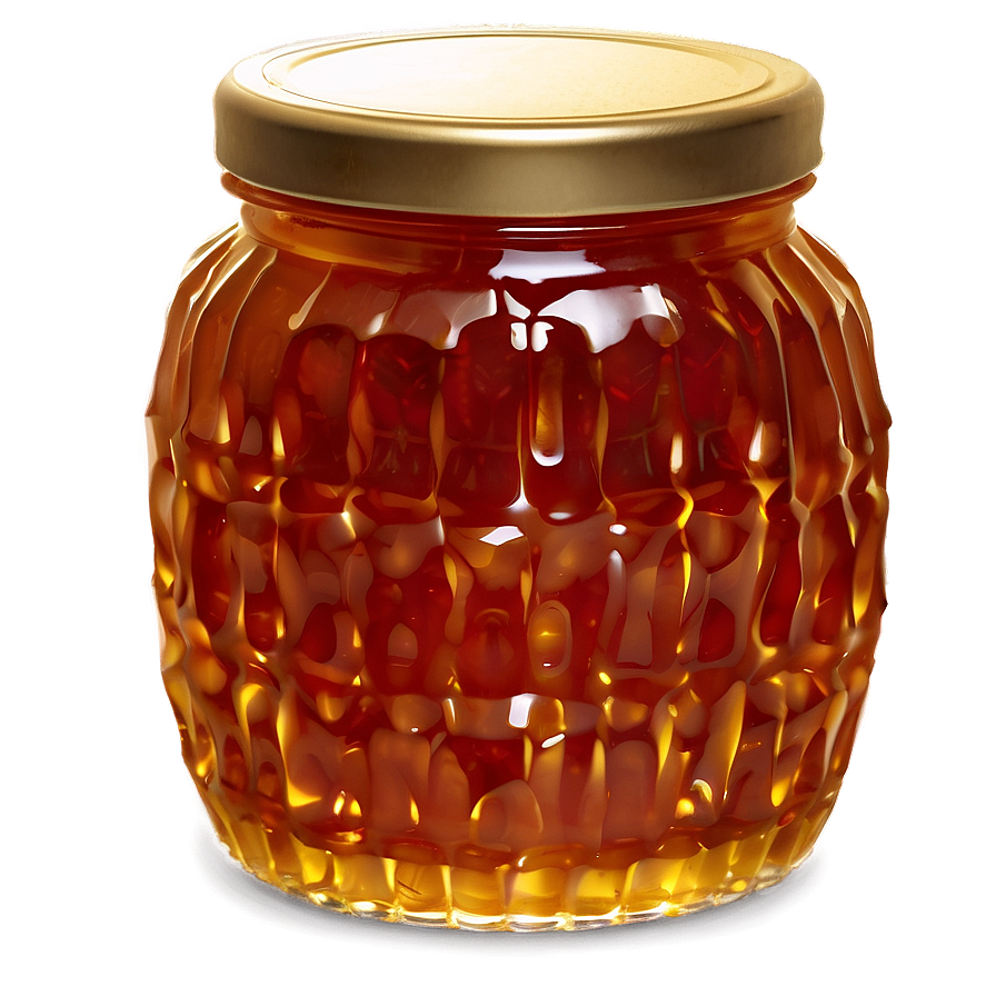 Organic Honey Jar Png 06212024 PNG