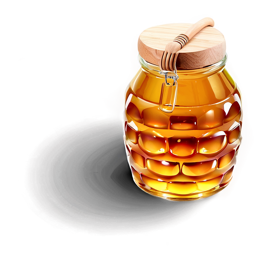 Organic Honey Jar Png Voi29 PNG