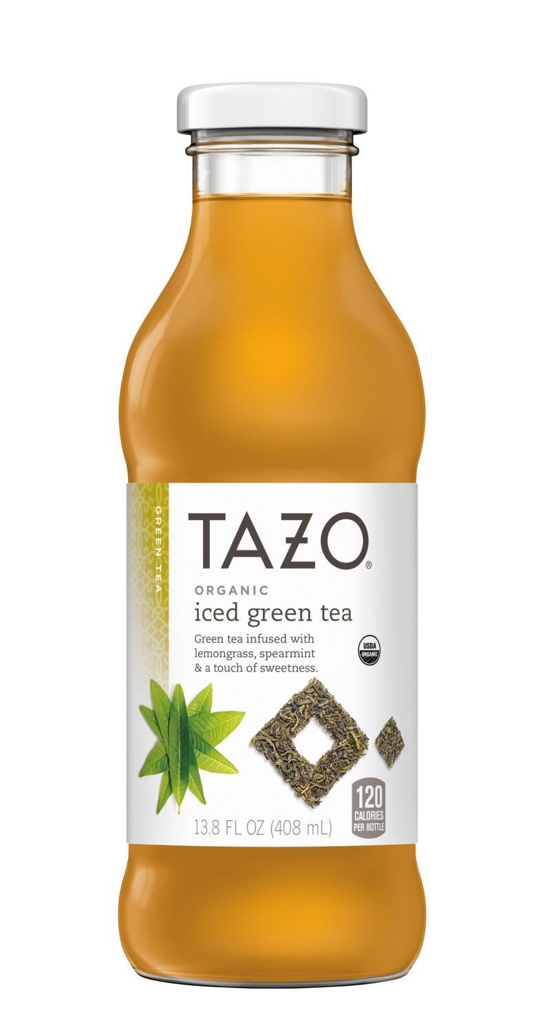 Organic Iced Green Tea Bottle PNG
