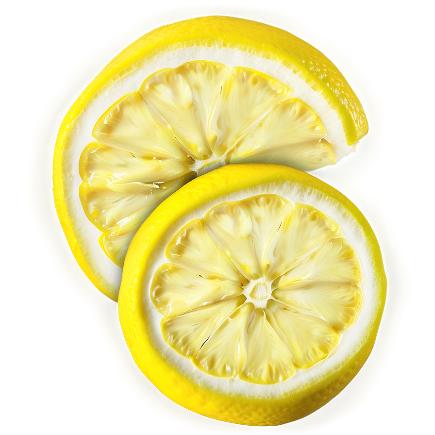 Organic Lemon Slices Png 15 PNG
