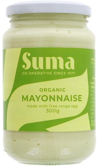 Organic Mayonnaise Jar300g Suma PNG