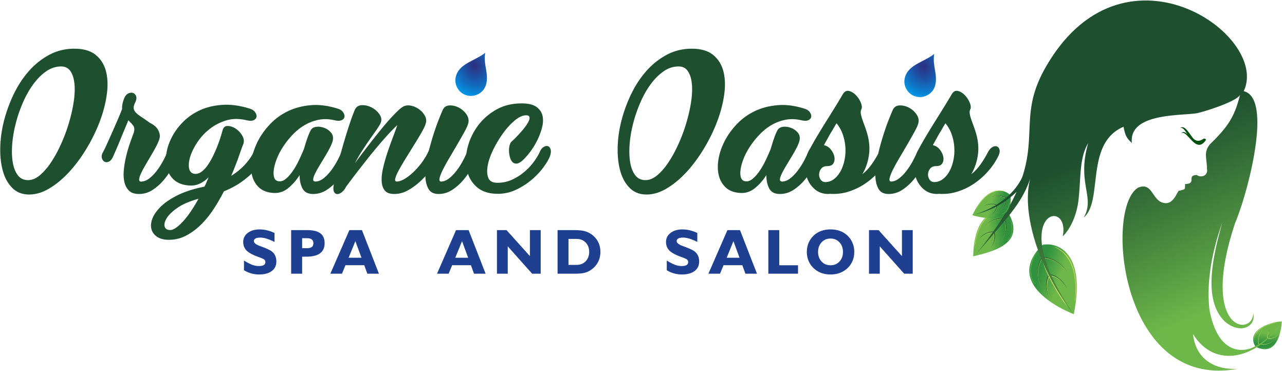 Organic Oasis Spaand Salon Logo PNG