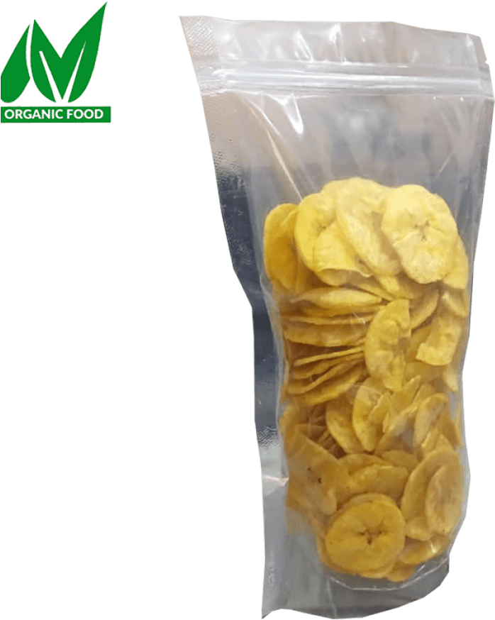 Organic Plantain Chips Packaging PNG
