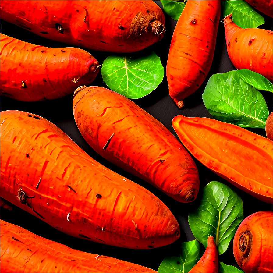 Organic Sweet Potato Png 25 PNG