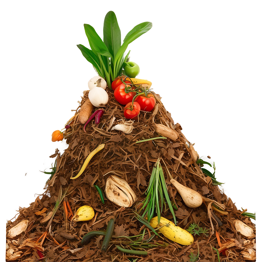 Organic Waste Heap Png 06212024 PNG