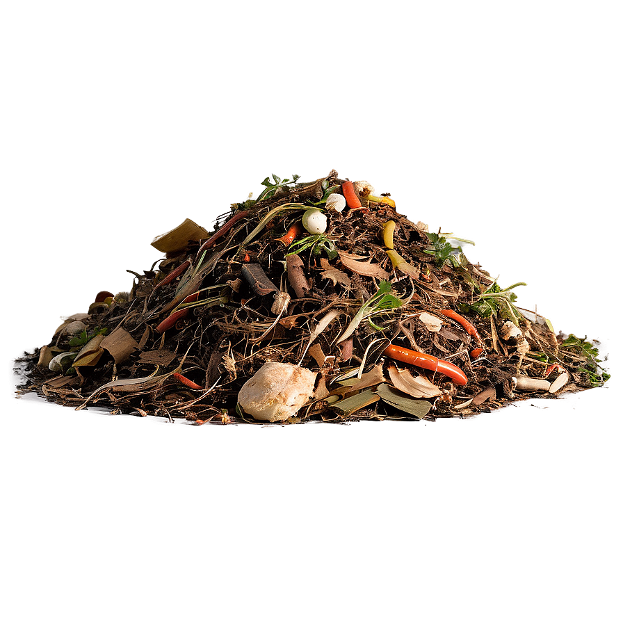 Organic Waste Heap Png Pcs PNG