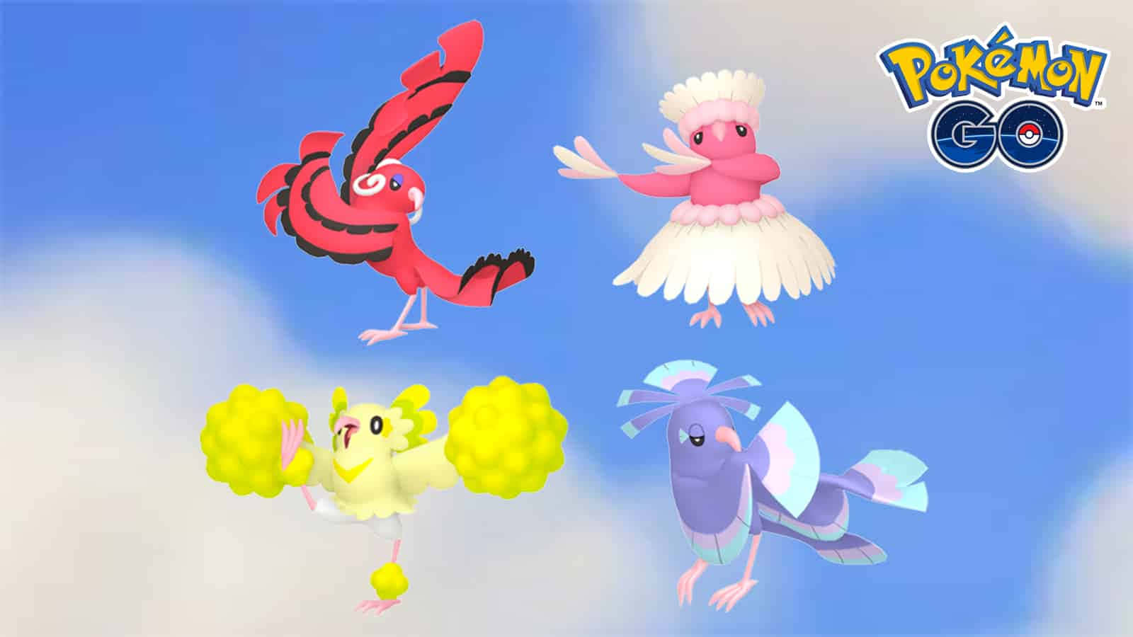 L'energicooricorio Danza Gioiosamente In Pokémon Go Sfondo