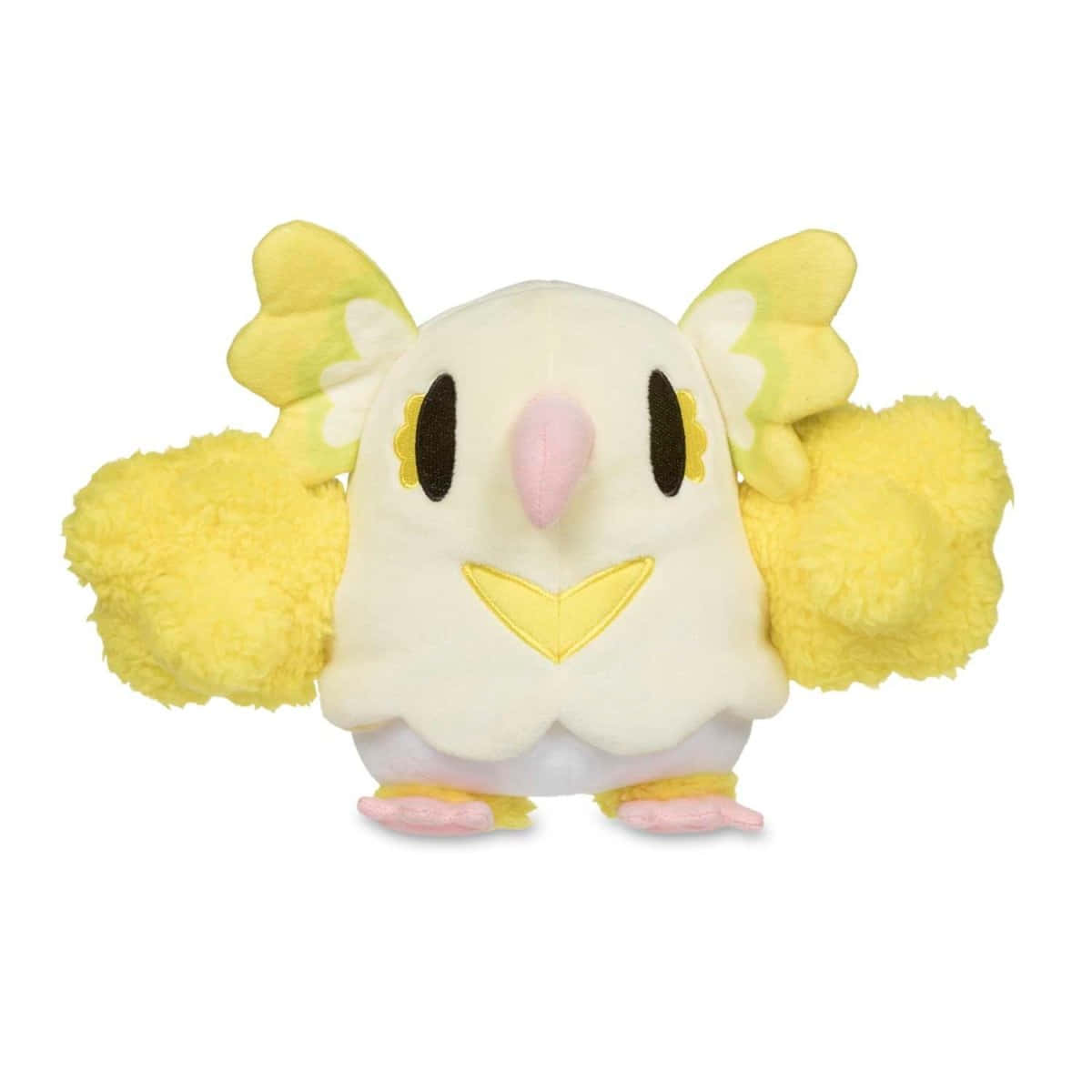 Oricoriopom-pom Plush Translates To Oricorio Pom-pom Mjukis. It Could Be A Name Of A Wallpaper Featuring A Plush Toy Of The Oricorio Pom-pom Character. Wallpaper