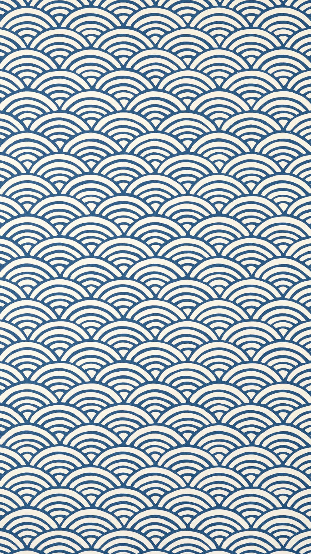 Oriental Wave Pattern Wallpaper
