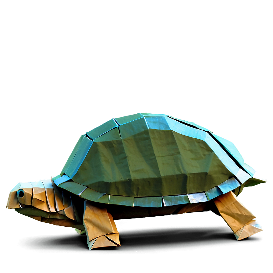 Origami Turtle Design Png 05232024 PNG