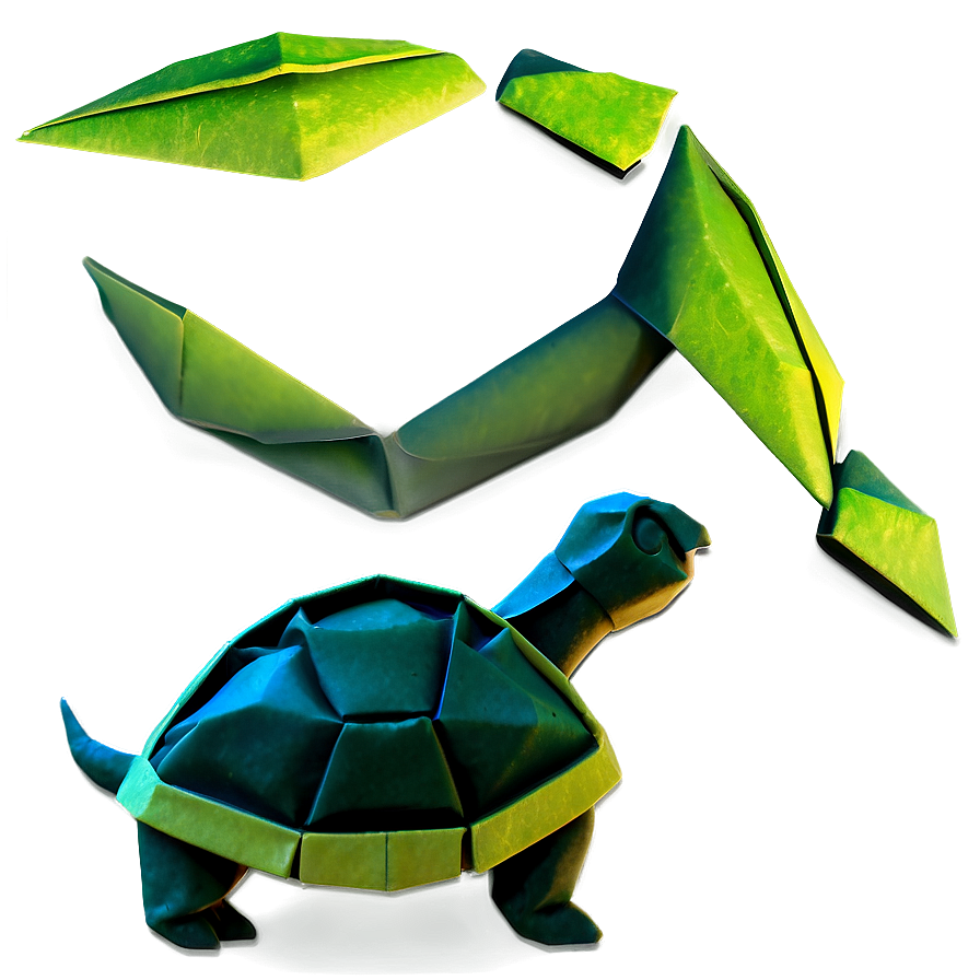 Origami Turtle Design Png 93 PNG