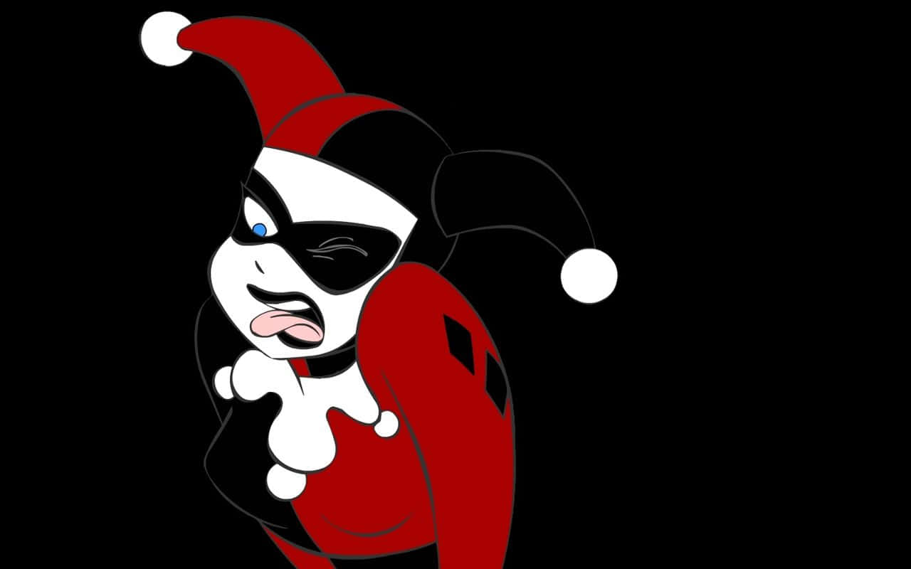 Be the baddest clown in town with Original Harley Quinn Wallpaper