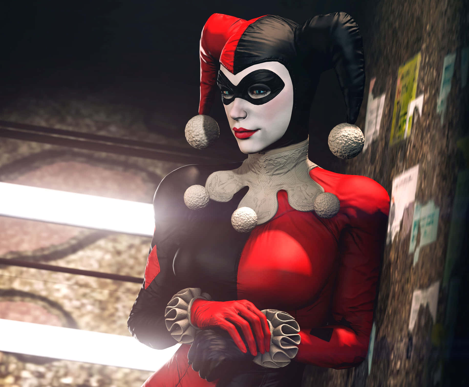 "Fury Unleashed: Experience the All-New Harley Quinn" Wallpaper