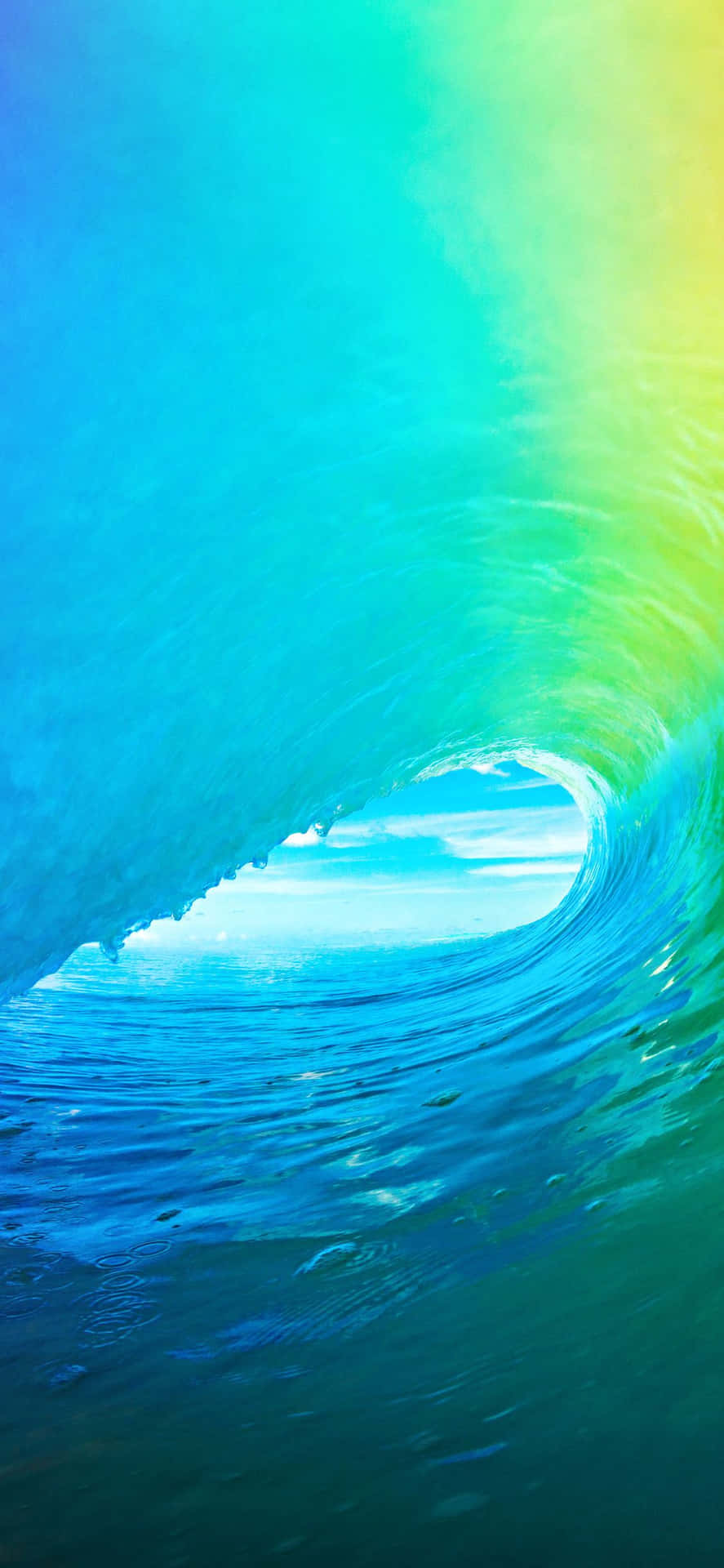 Original Iphone 5s Colorful Wave Wallpaper