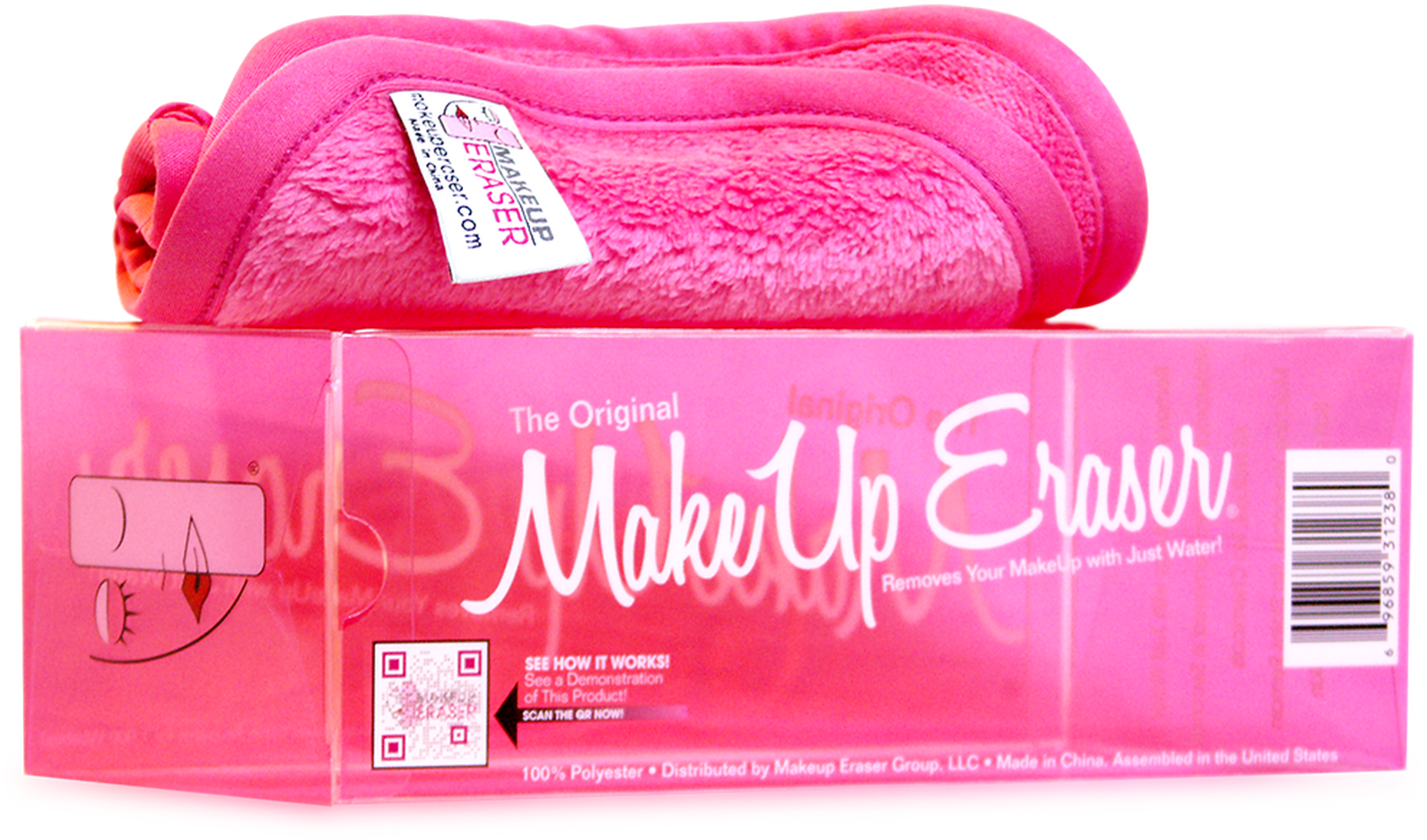 Original Makeup Eraser Pink Toweland Packaging PNG