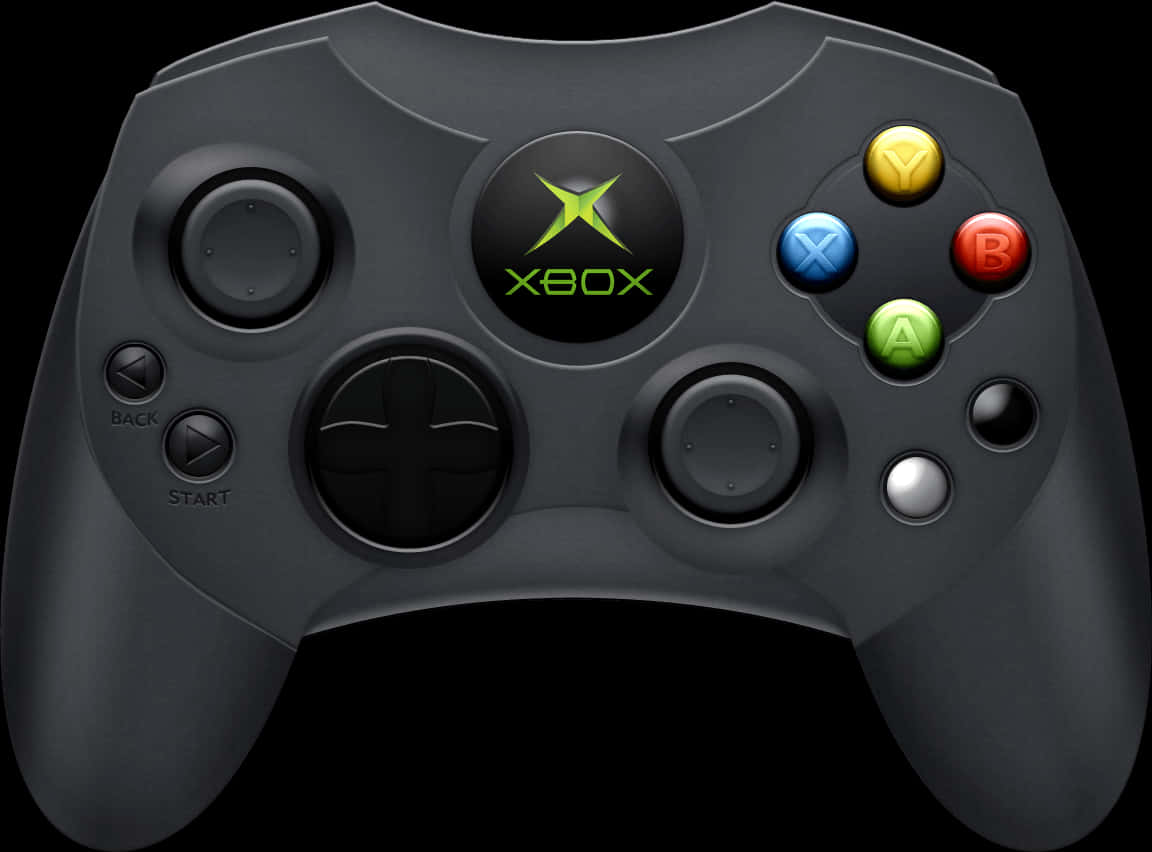 Original Xbox Controller Black PNG