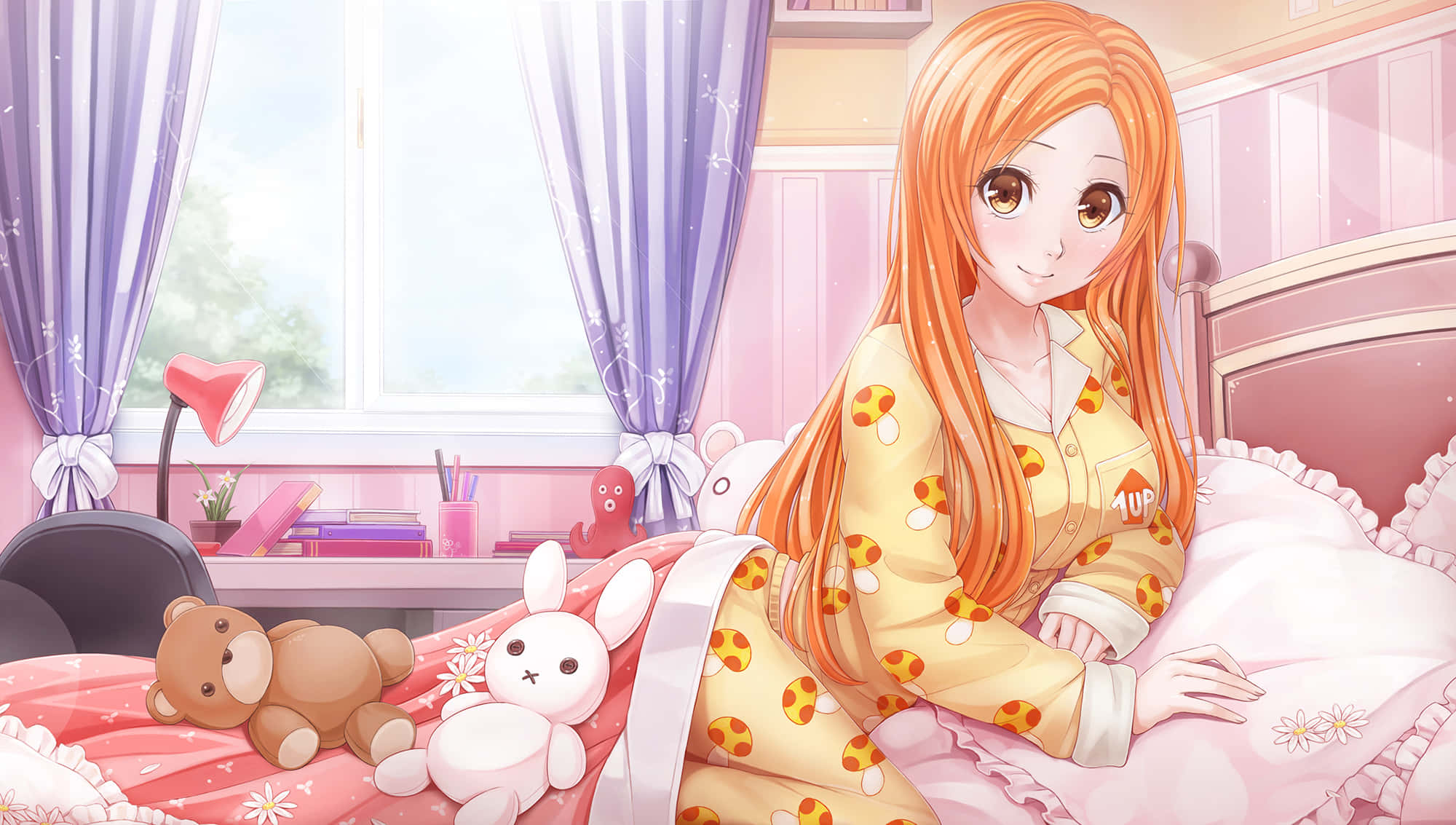 Orihime Inoue From the Anime Series "Bleach" Wallpaper