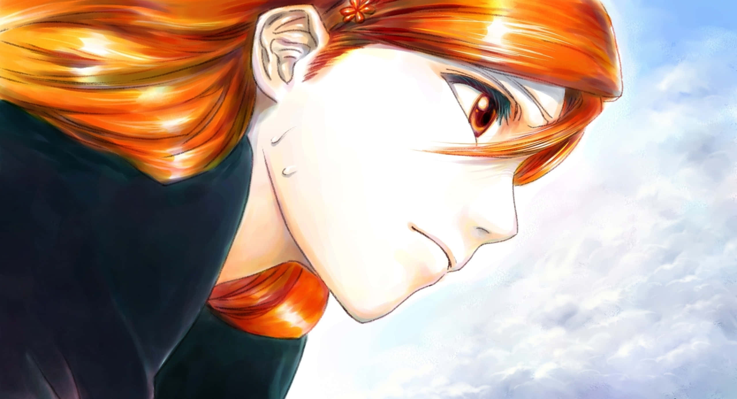 Orihime Inoue - the beautiful fictional heroine from the Japanese manga series "Bleach" Wallpaper