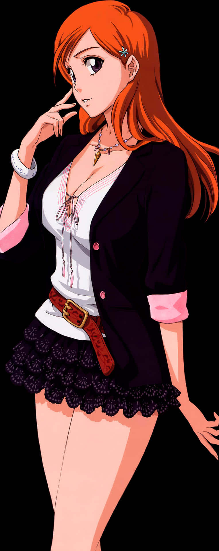 Orihime Inoue – A Strong-Willed Anime Character Wallpaper