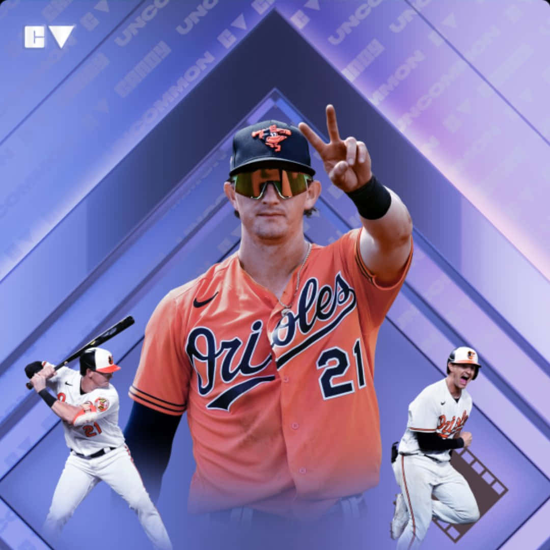 Orioles Player Austin Hays Collage Wallpaper