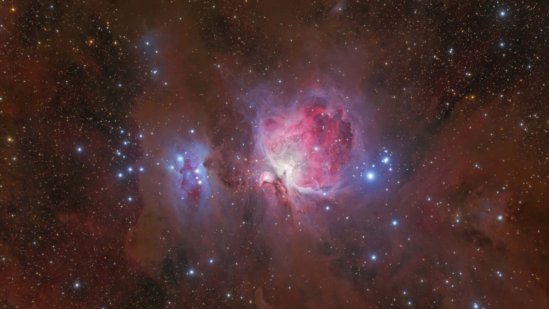Derhimmel Des Orion, Mit Seinen Leuchtenden Schlangen Und Blendenden Sternen