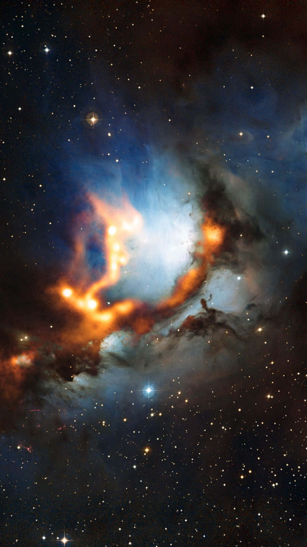Apreciea Beleza Indescritível Da Nebulosa De Orion Em Toda A Sua Grandeza Como Papel De Parede Para O Seu Computador Ou Celular.
