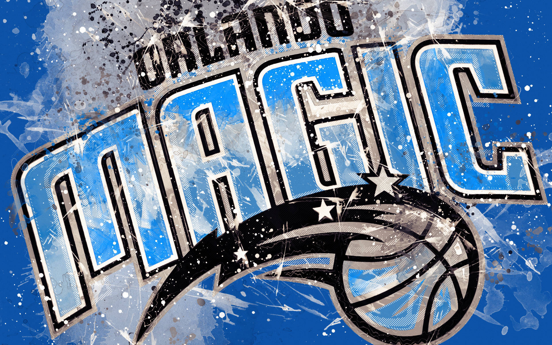 Fanartdigital Del Logotipo De Orlando Magic. Fondo de pantalla