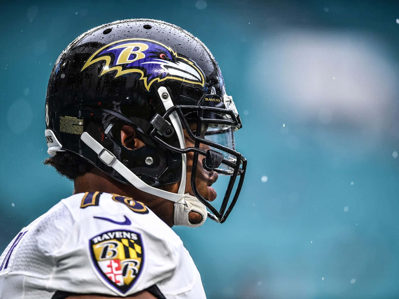 Orlando Brown Jr. Baltimore Ravens NFL Spiller Tapet Wallpaper