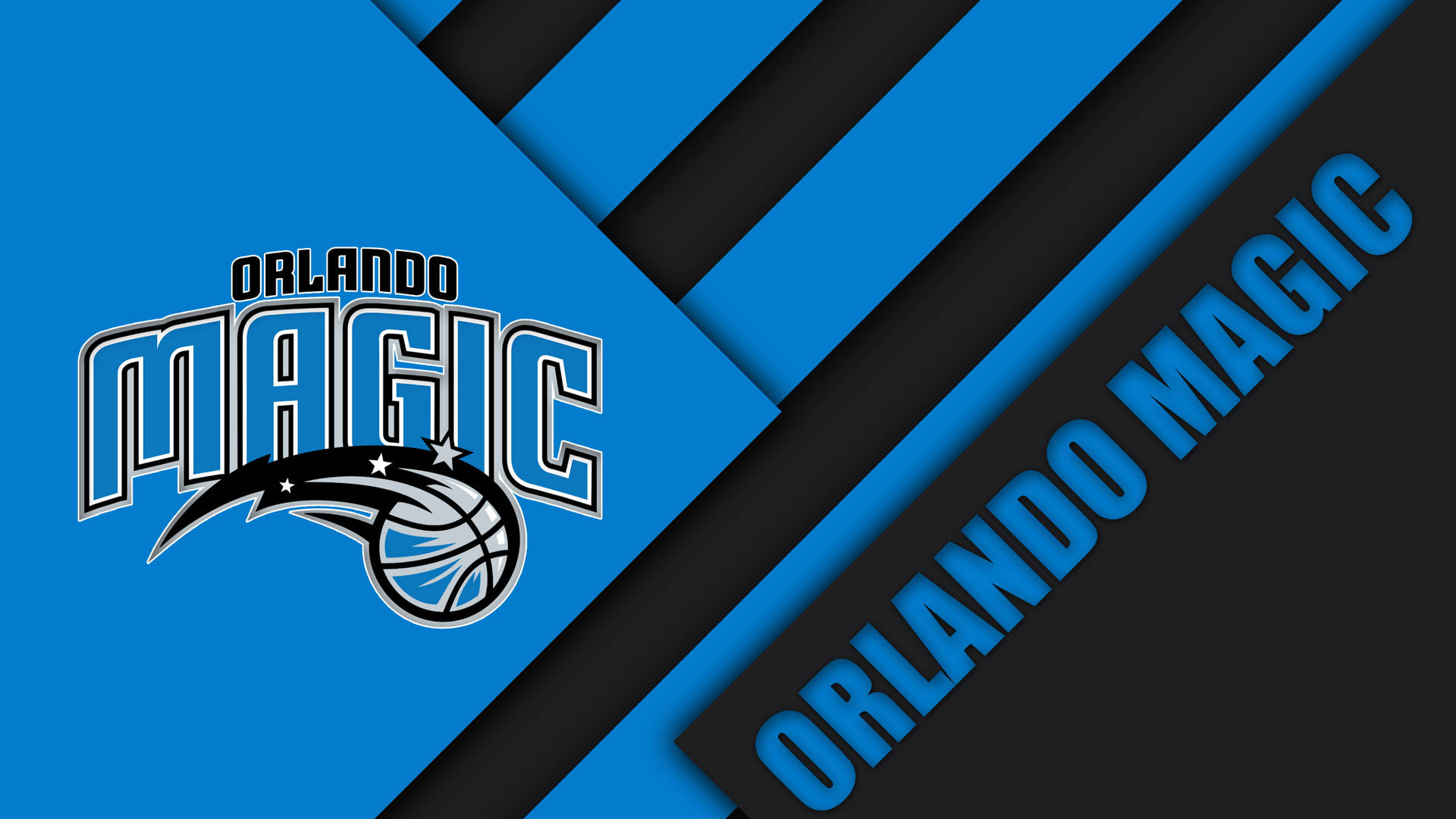 Orlando Magic Logo In Digital Graphic Wallpaper