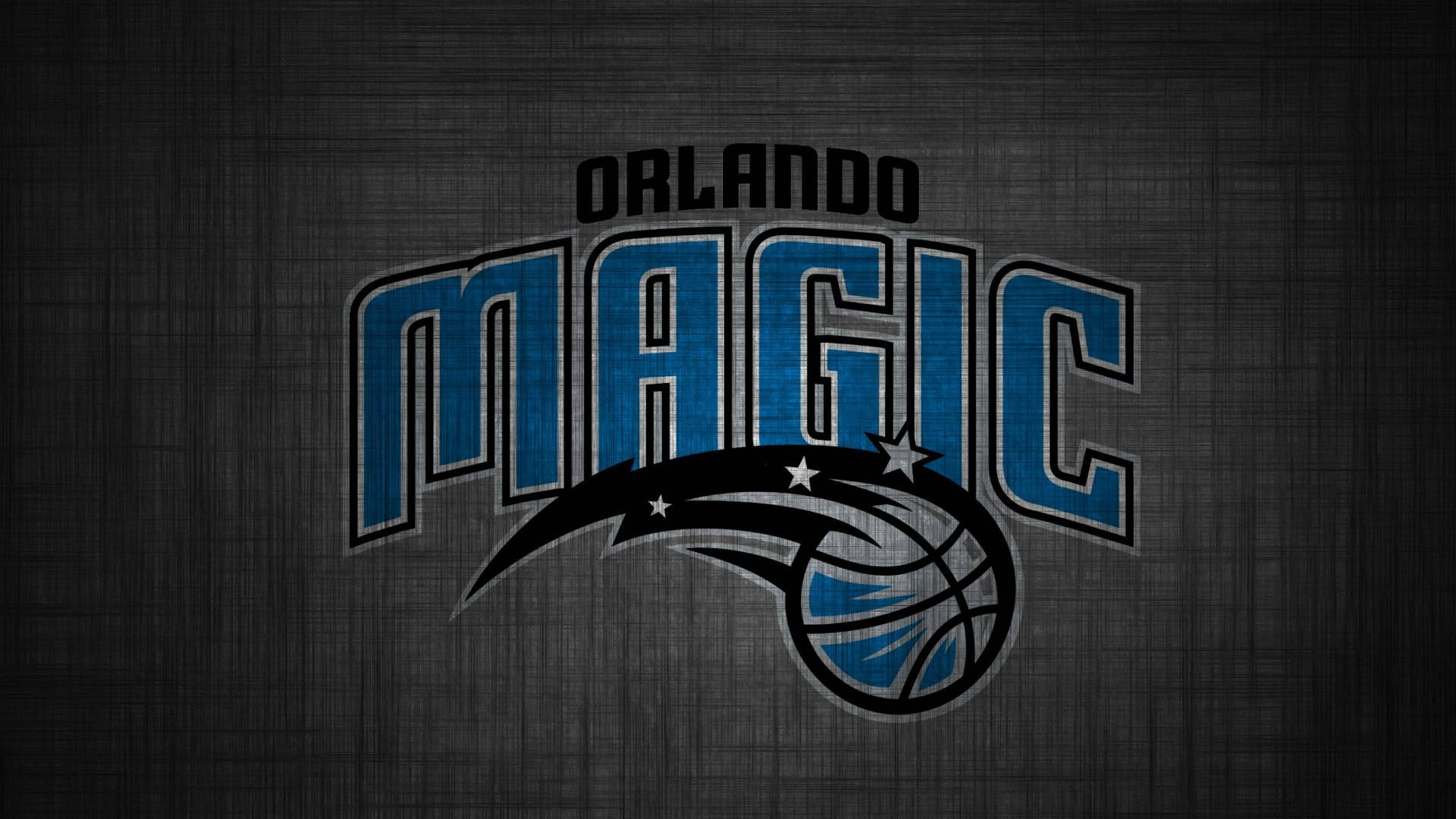 Logode Orlando Magic En Gris. Fondo de pantalla