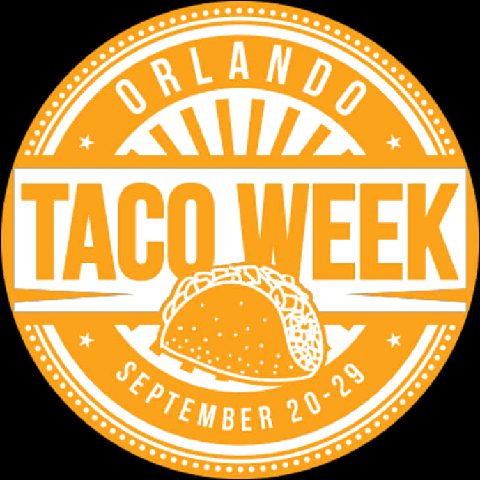 Orlando Taco Week Event Logo PNG