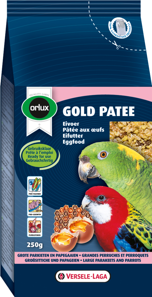 Orlux Gold Patee Parrot Food Packaging PNG