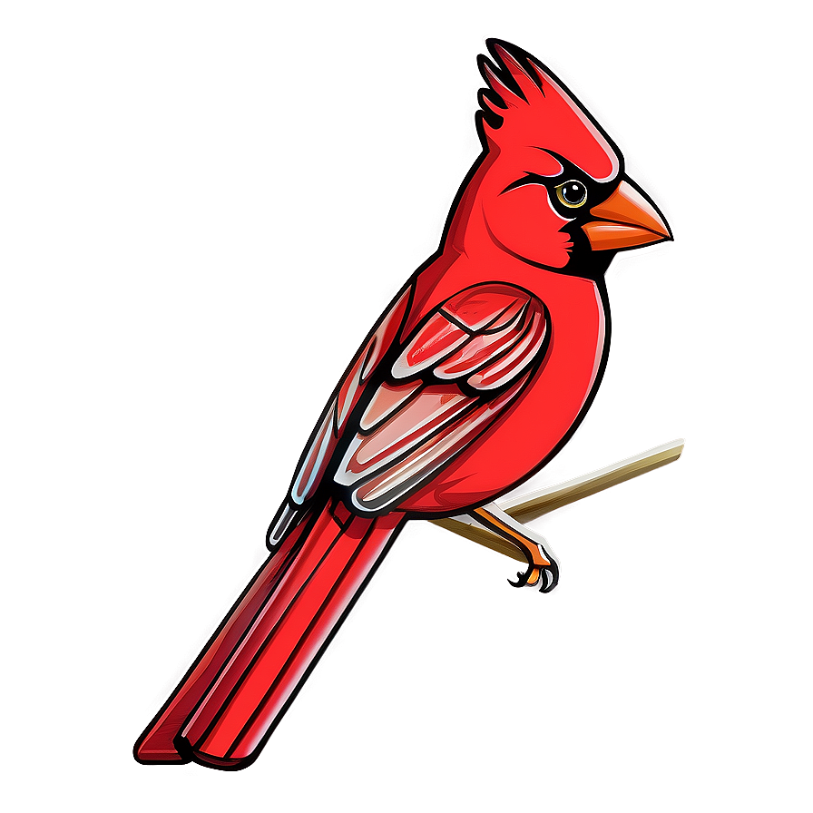 Ornamental Cardinal Design Png Xxc9 PNG