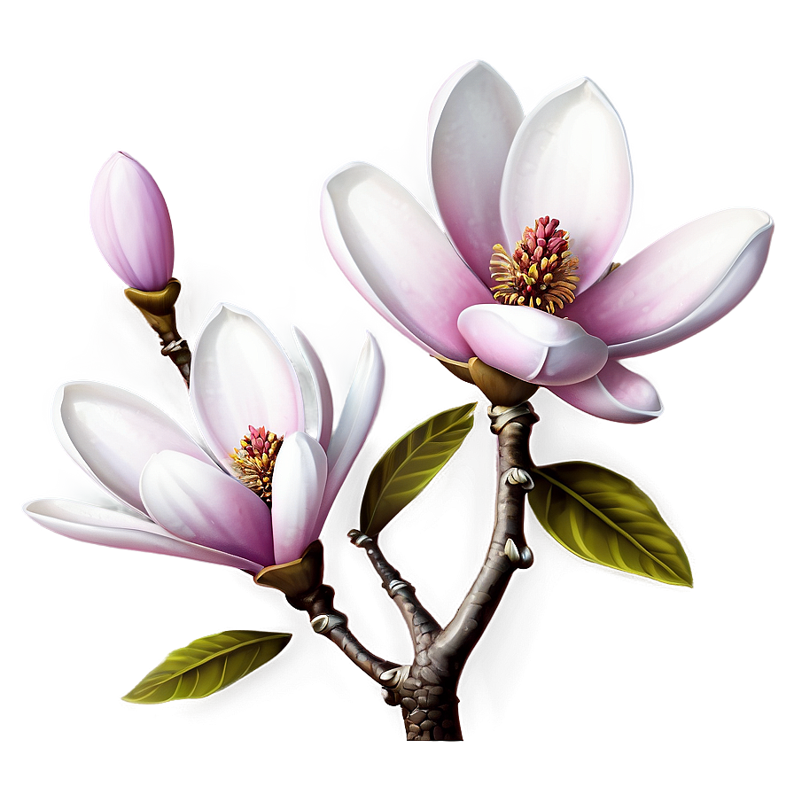 Ornamental Magnolia Flower Png 06252024 PNG