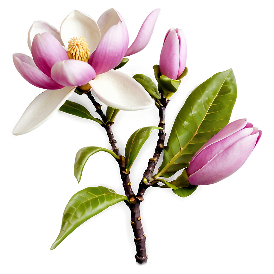 Ornamental Magnolia Flower Png Nws45 PNG