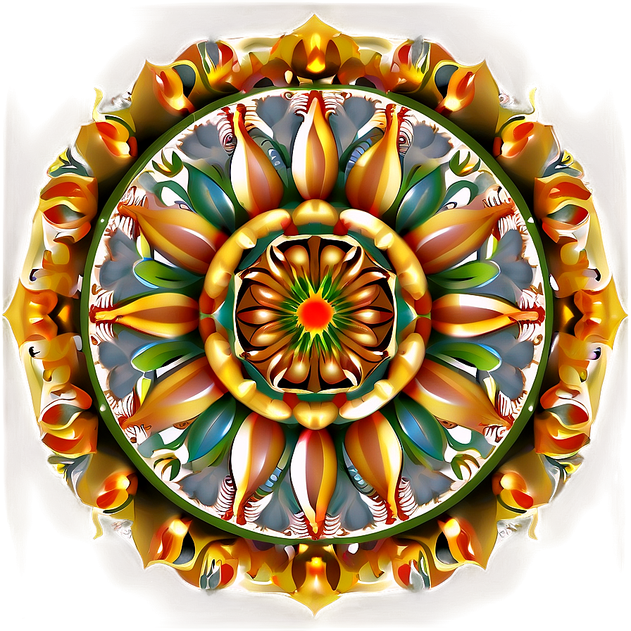 Ornamental Mandala Pattern Png Fxe PNG