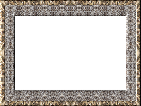 Ornate Antique Frame Design PNG