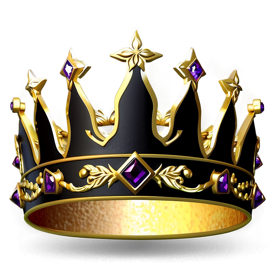 Download Ornate Black Crown Png 75 | Wallpapers.com