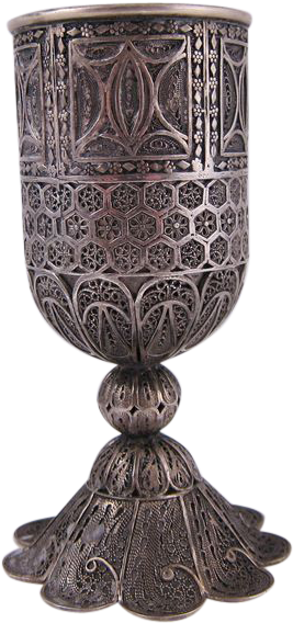 Ornate Communion Chalice PNG