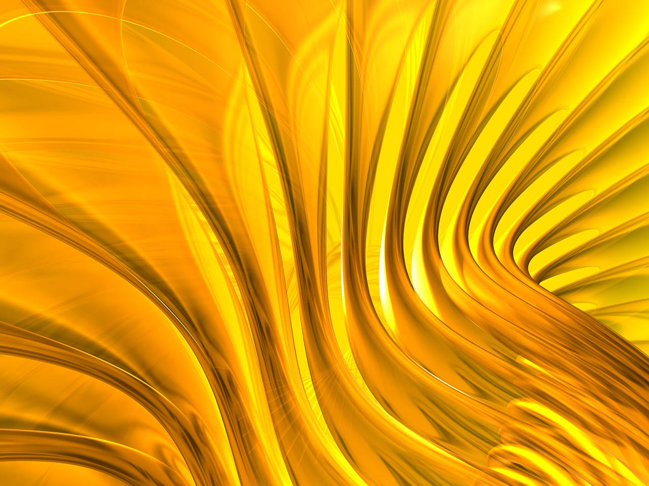 Ornate Design Gold Background Wallpaper