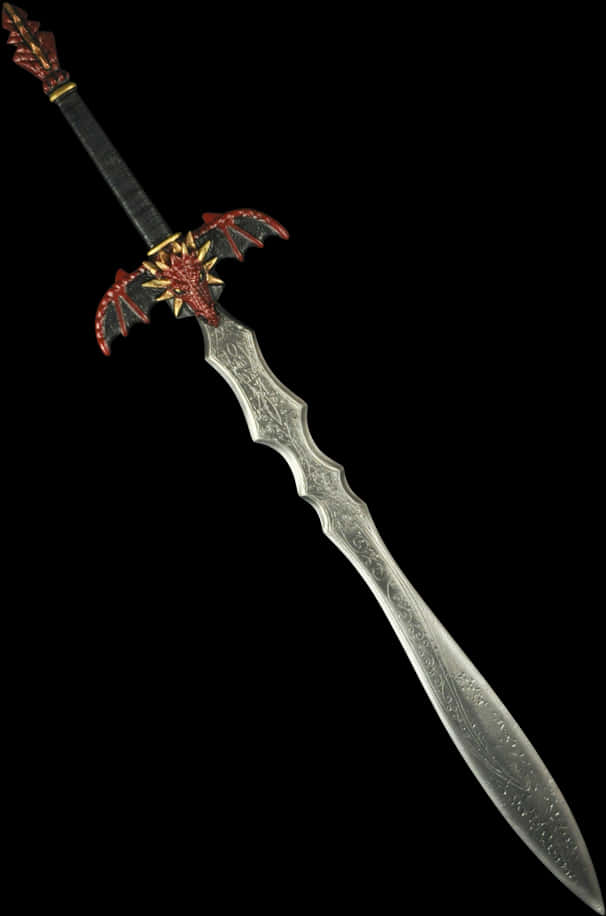 Ornate Fantasy Sword PNG