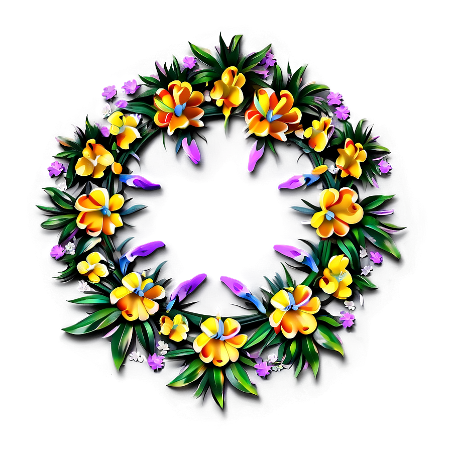 Ornate Flower Circle Png Xqg PNG