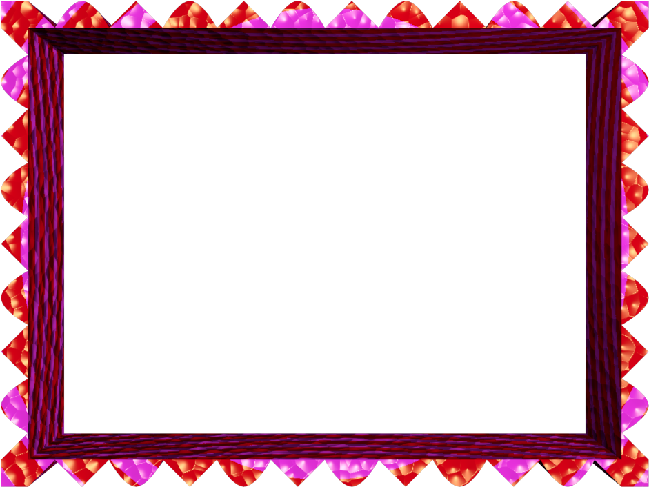 Ornate Geometric Border Frame PNG